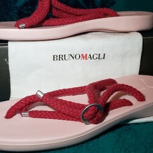 Bruno Magli Rope Flip Flops Size 11